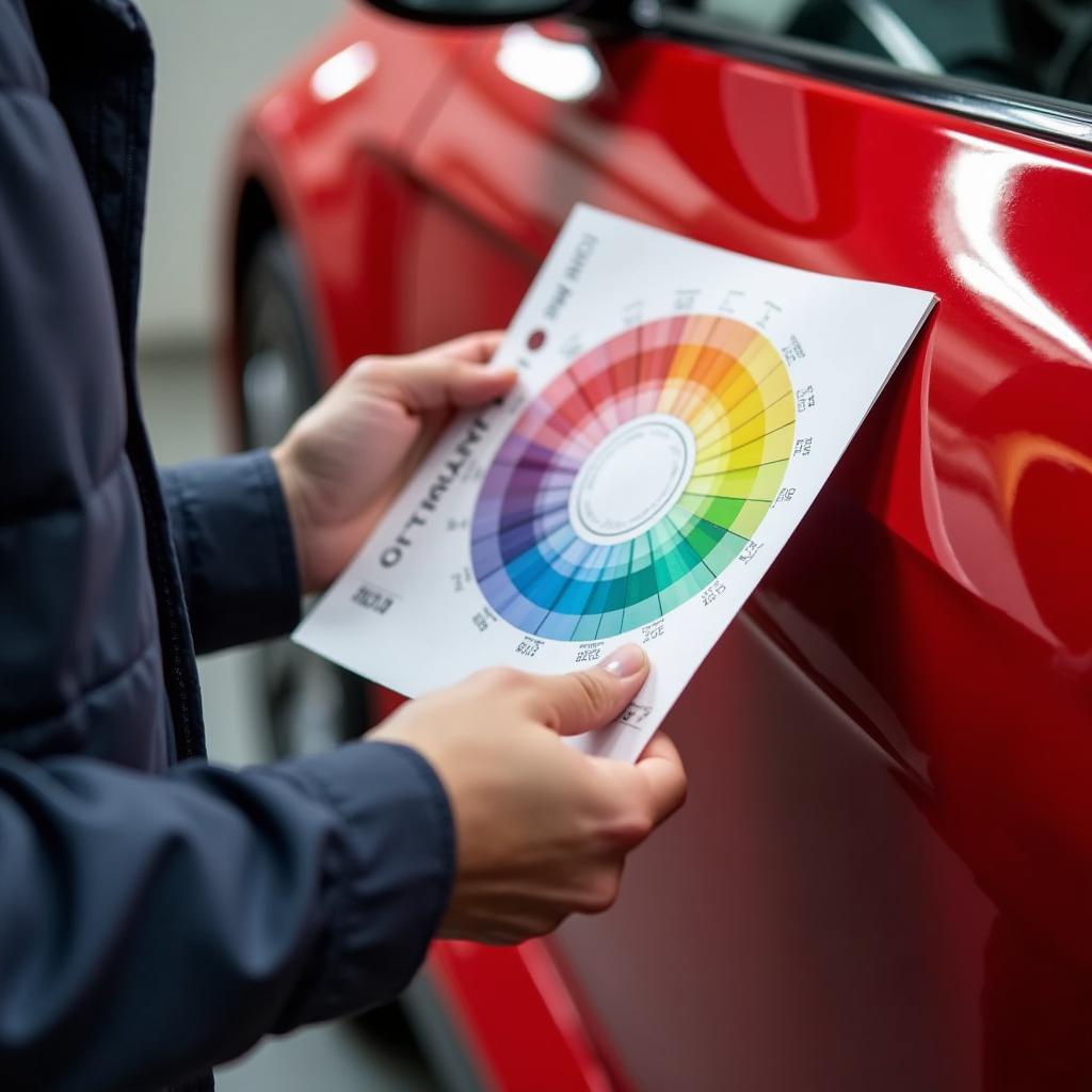 Car Paint Color Matching