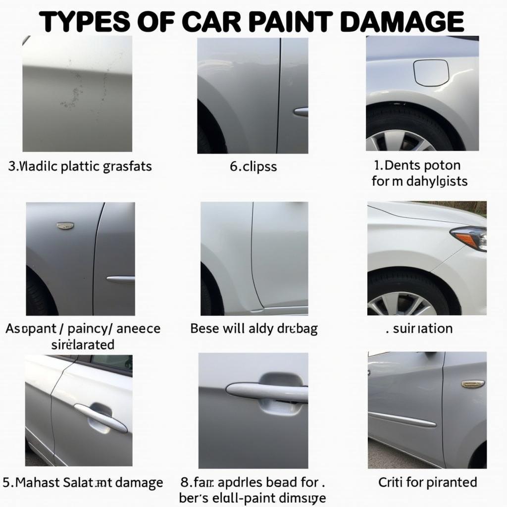 Types of Car Paint Damage