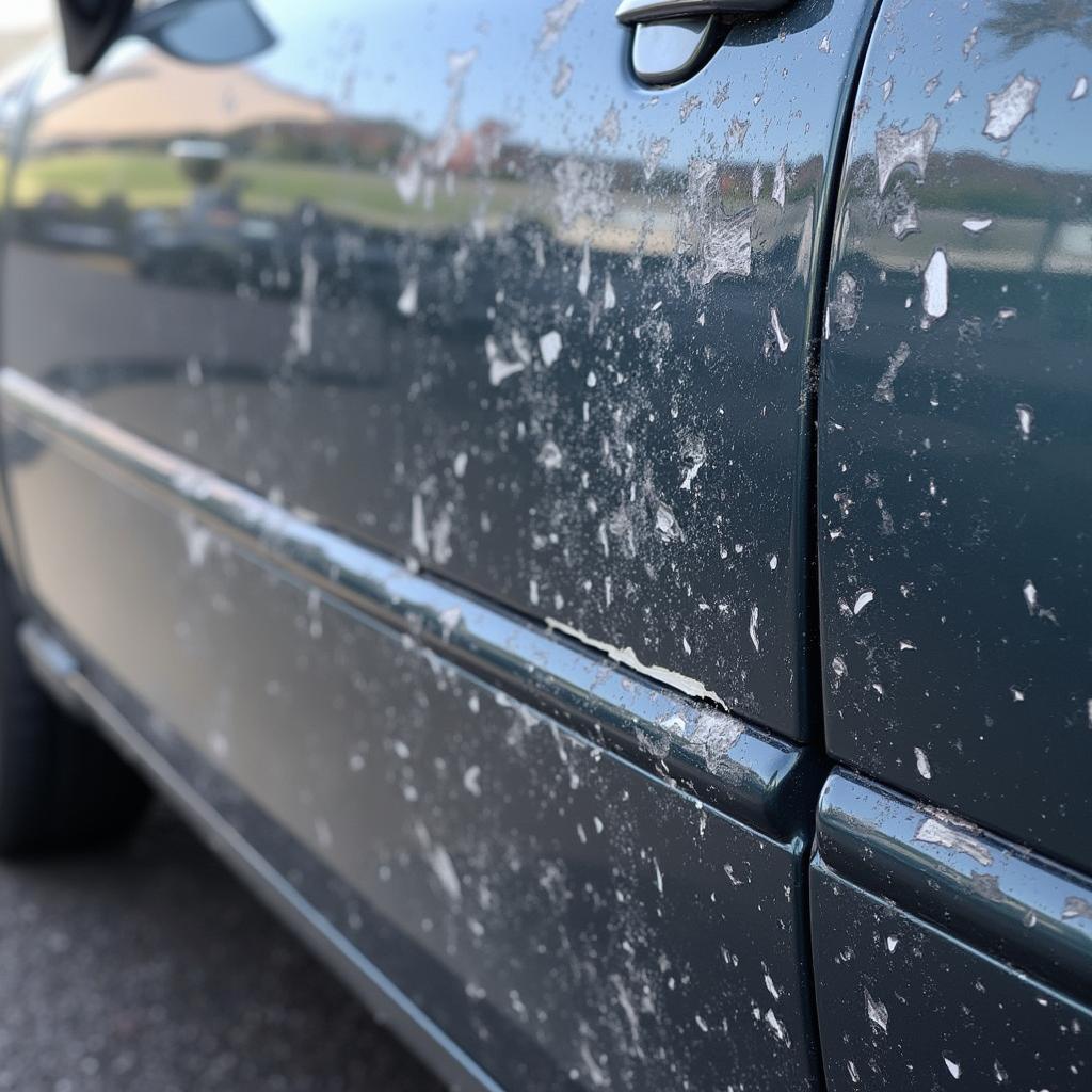 Car paint damage in need of repair in Hull