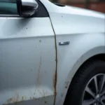 Car paint damage in Manchester