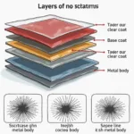 Car Paint Layers Diagram