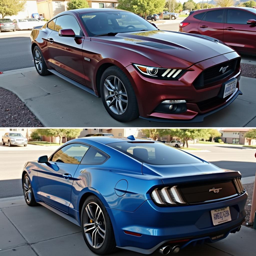 Car with Gleaming Paint After Repair in Arvada