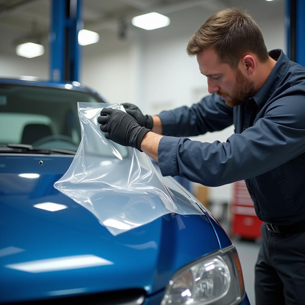 Car paint protection film application in Winchester, KY