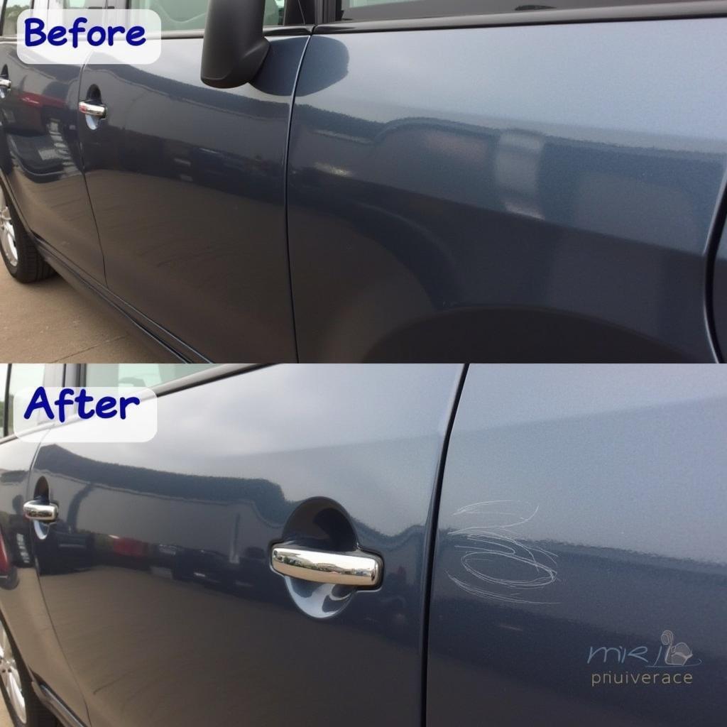 Car paint scratch repair in Airdrie