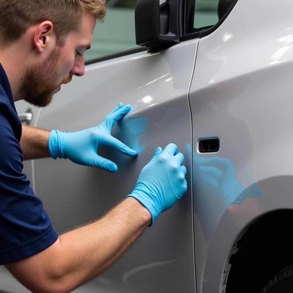 Smart Repair Example on a Car in Aylesbury