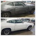 Before and After Car Paint Repair in Greenville, SC