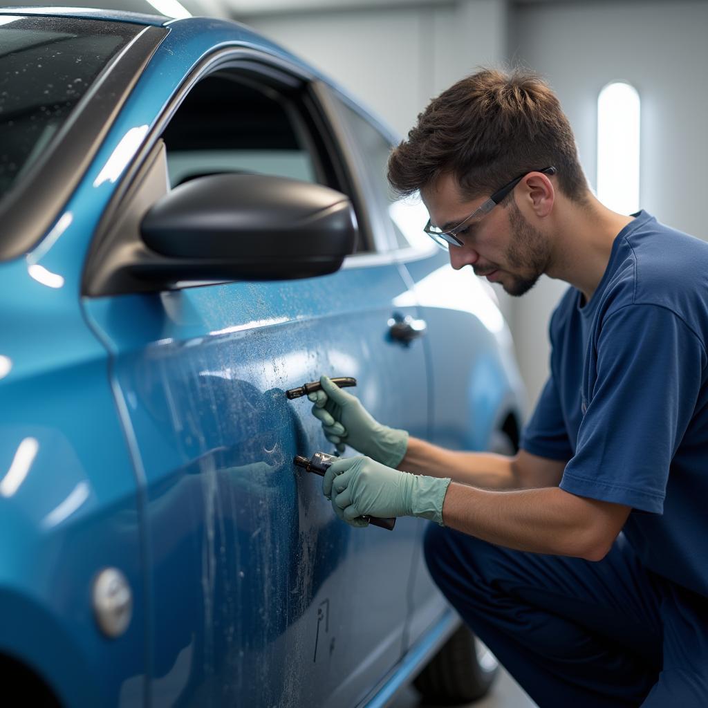 Car Paint Repair Irvine Process in Action