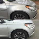 Car paint repair Placentia before and after