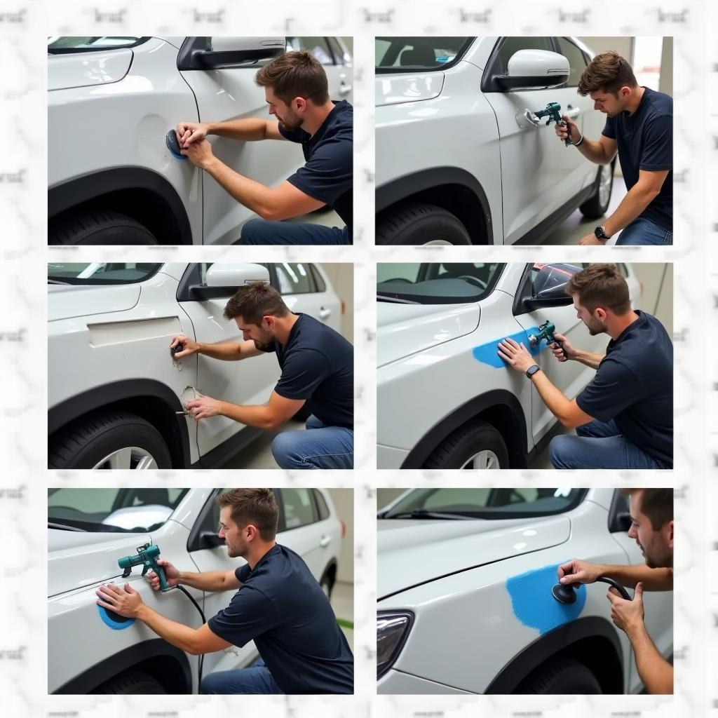 Stages of Car Paint Repair