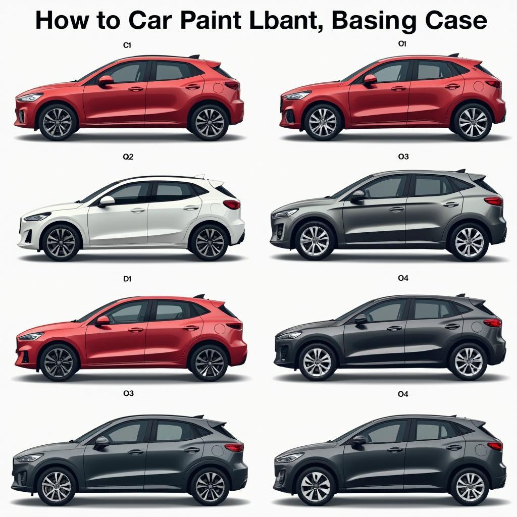 Step-by-step car paint repair process