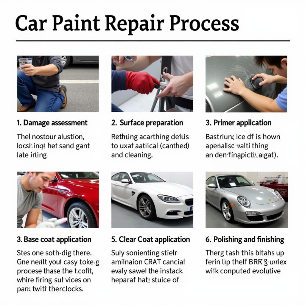 Car Paint Repair Process in Haltom City