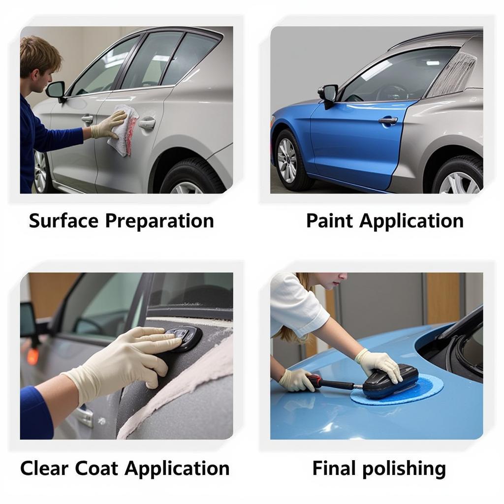 Stages of the Car Paint Repair Process in Orlando