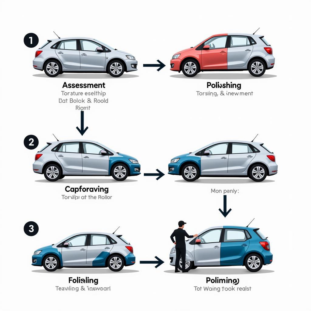 Car Paint Repair Process in Reigate