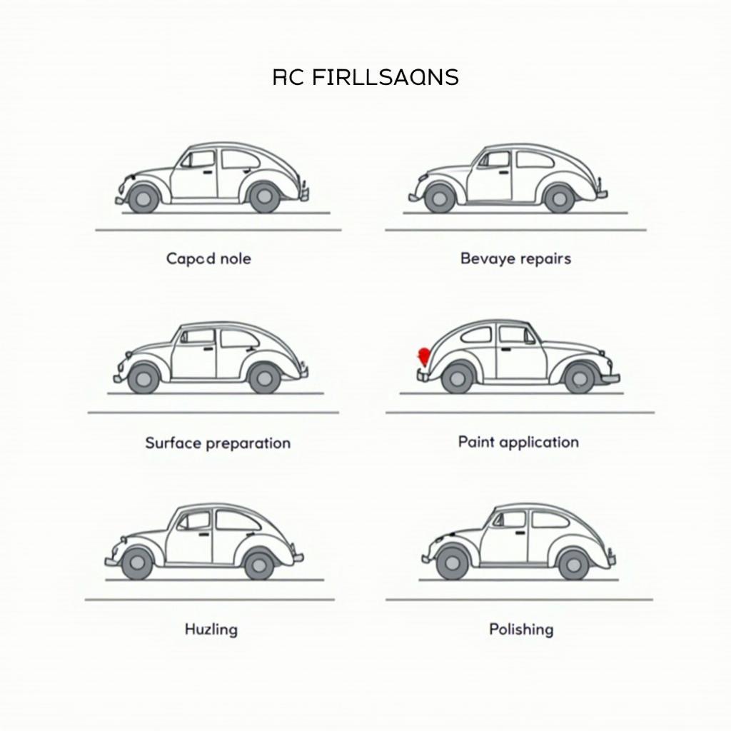 Stages of Car Paint Repair Process