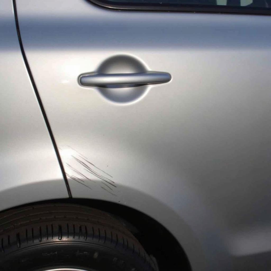 Car paint scratch repair in Galway