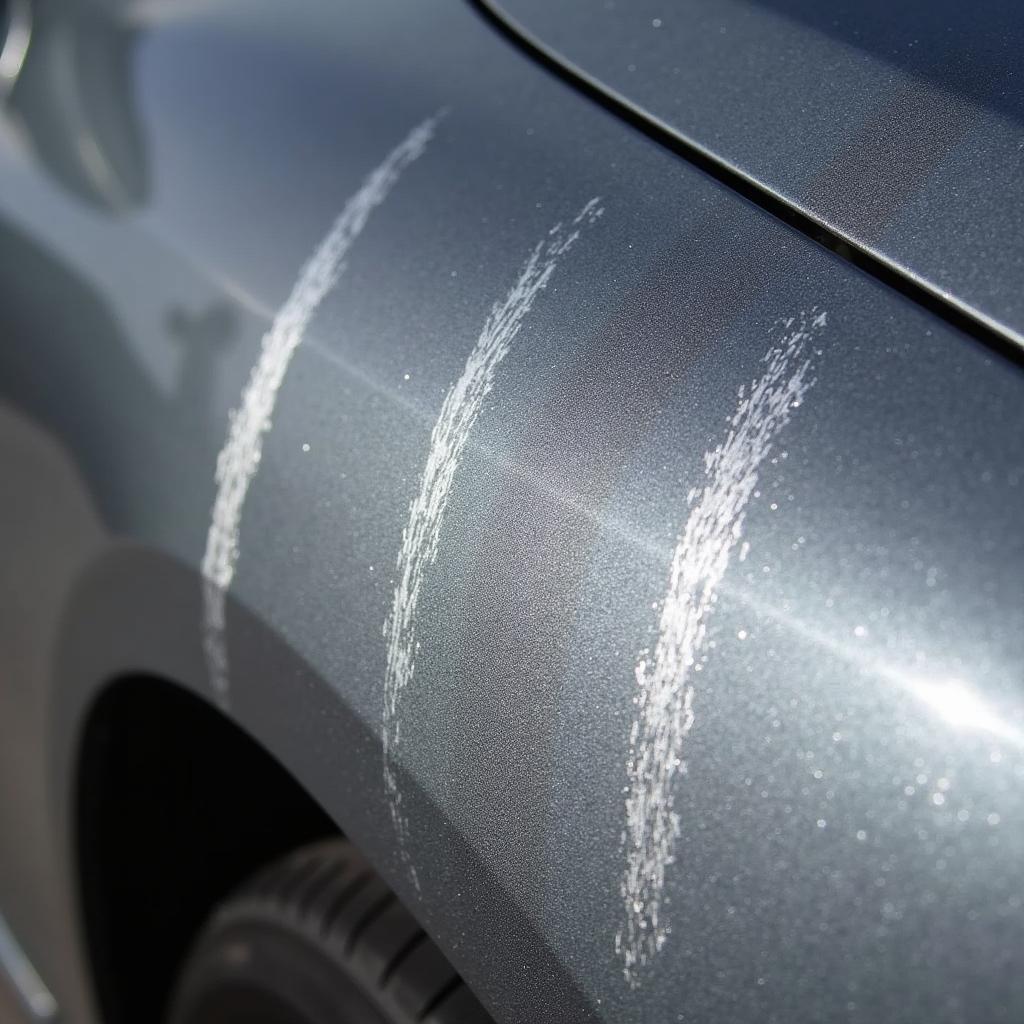 Car Paint Scratch Types