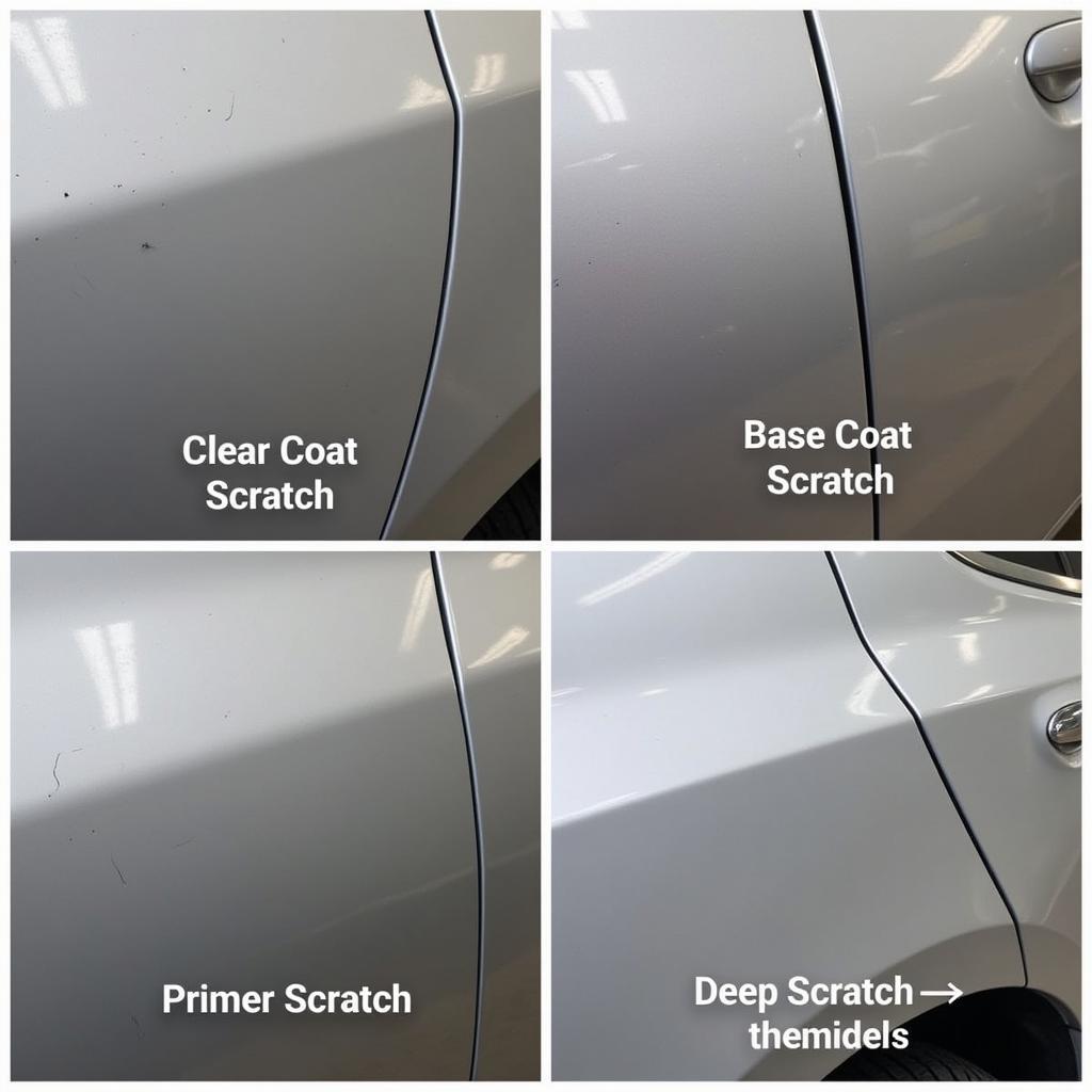 Types of Car Paint Scratches in Birmingham