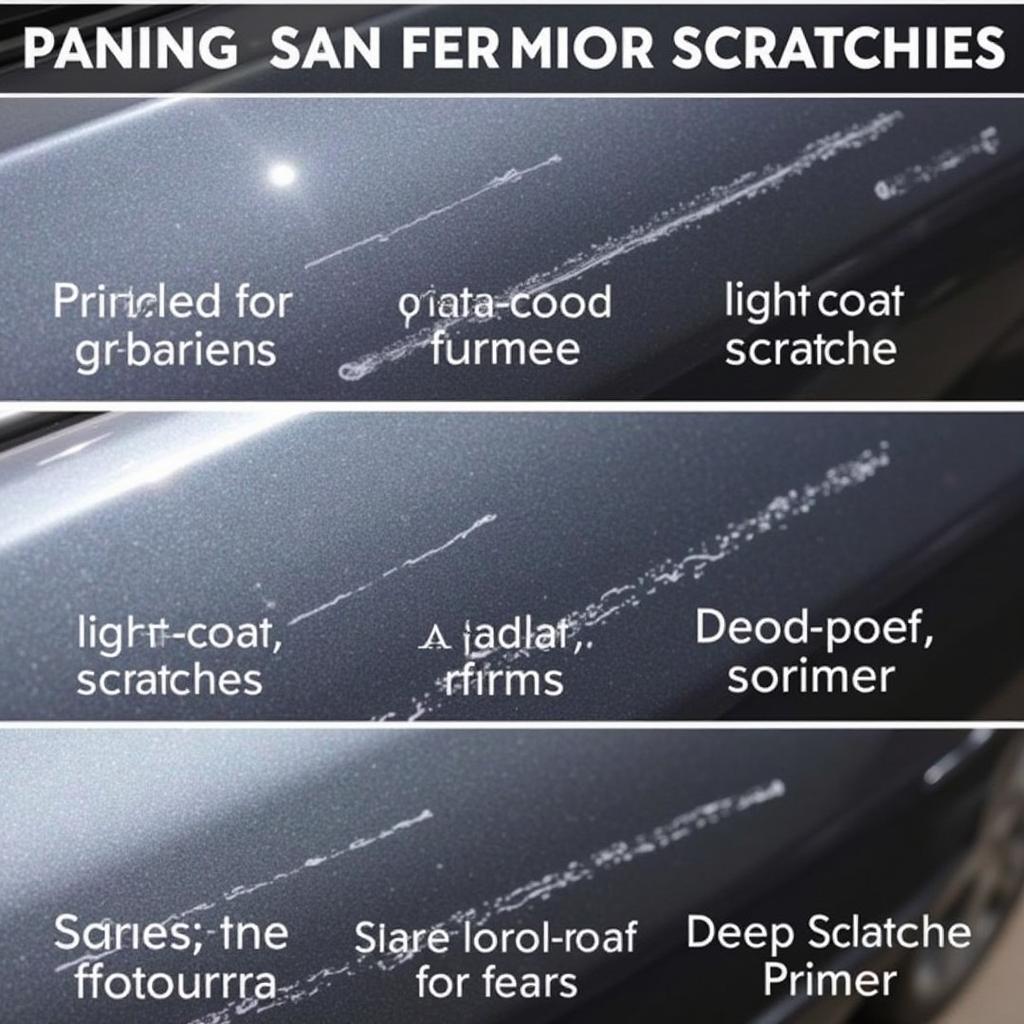 Different Types of Car Paint Scratches in Stourbridge