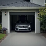 Car Parked in Garage