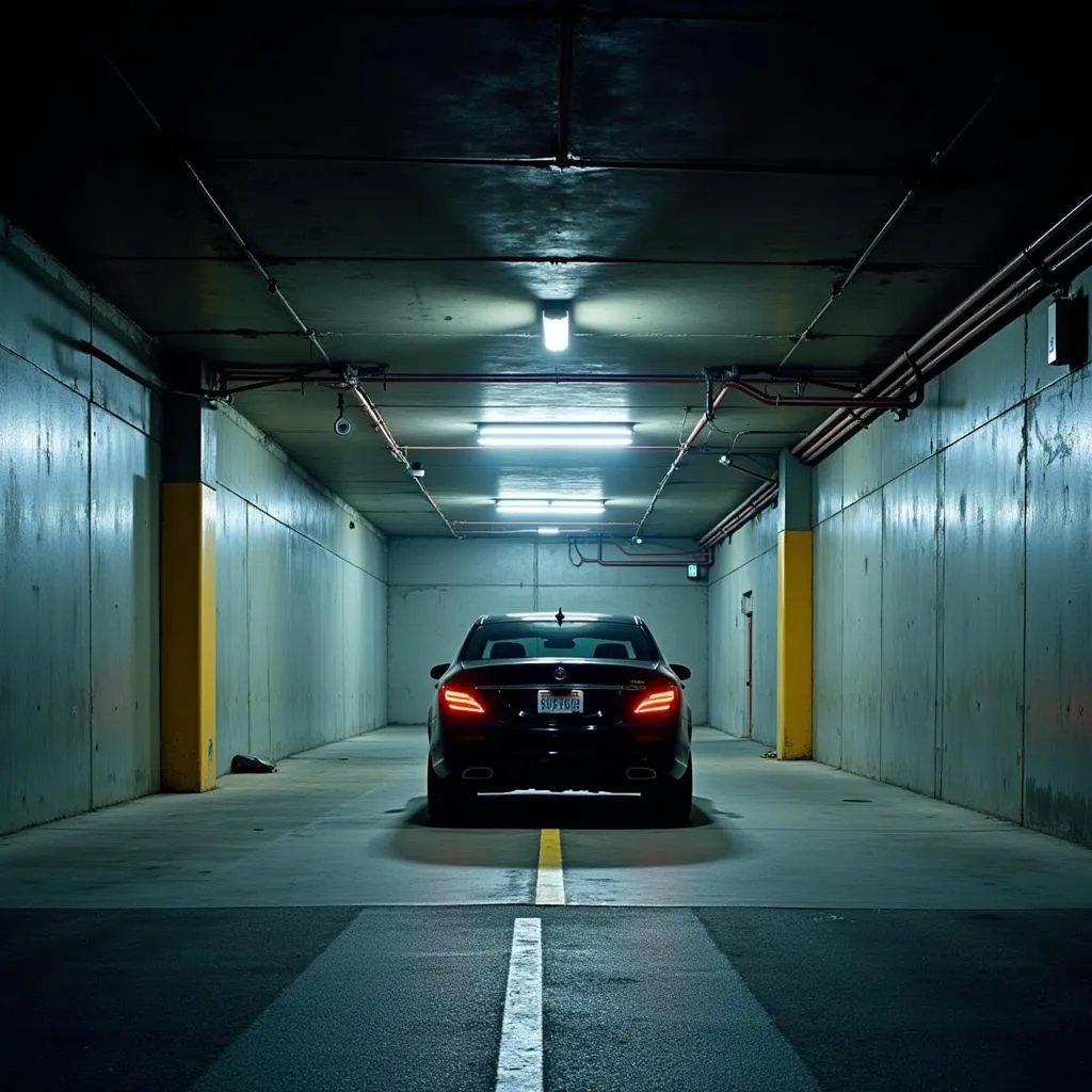 Car Parked in Secure Garage San Francisco