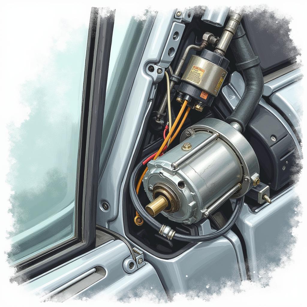 Car Power Window Mechanism