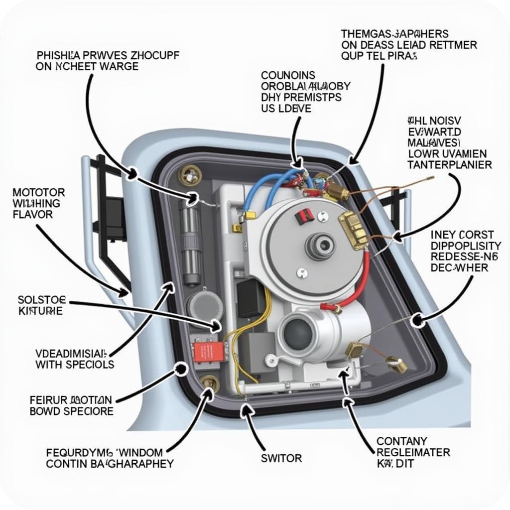 Car Power Window Mechanism Diagram