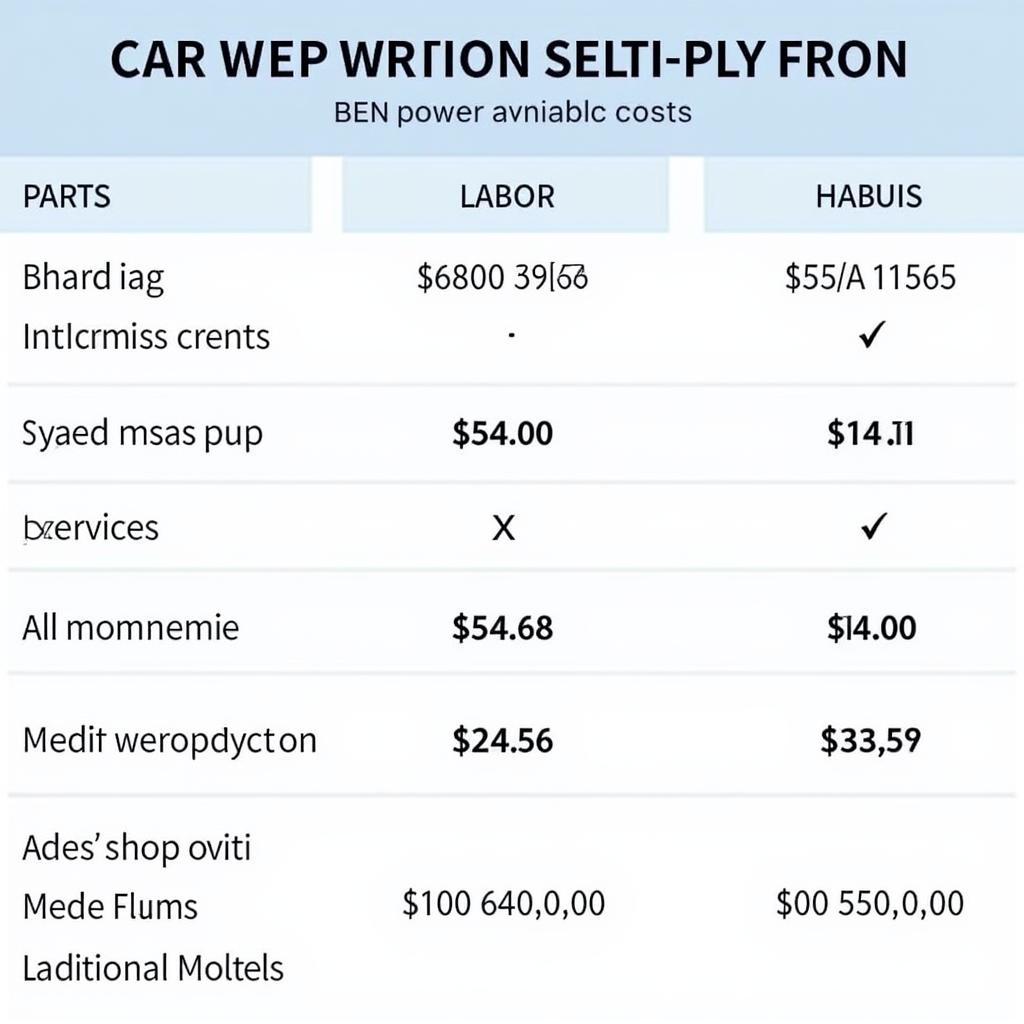 Car Power Window Repair Cost in Las Vegas