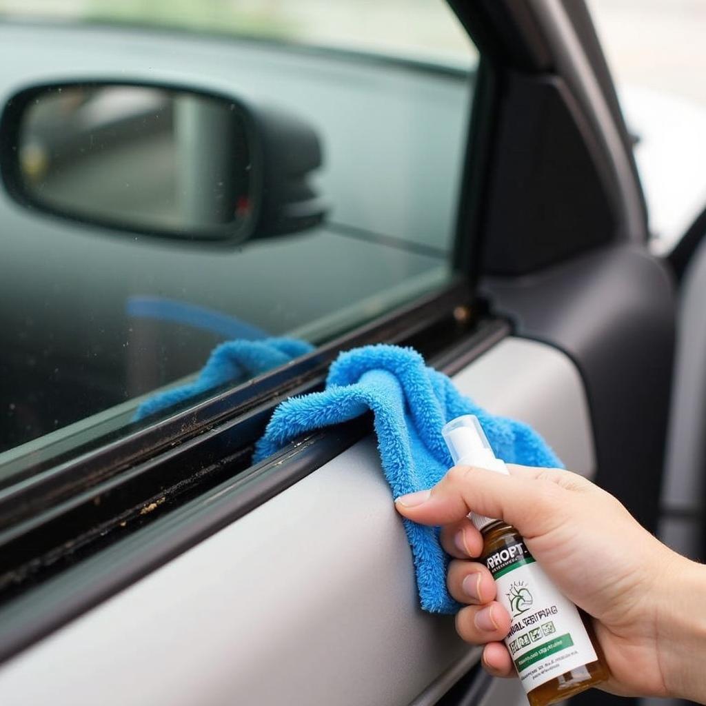 Cleaning Car Power Window Tracks