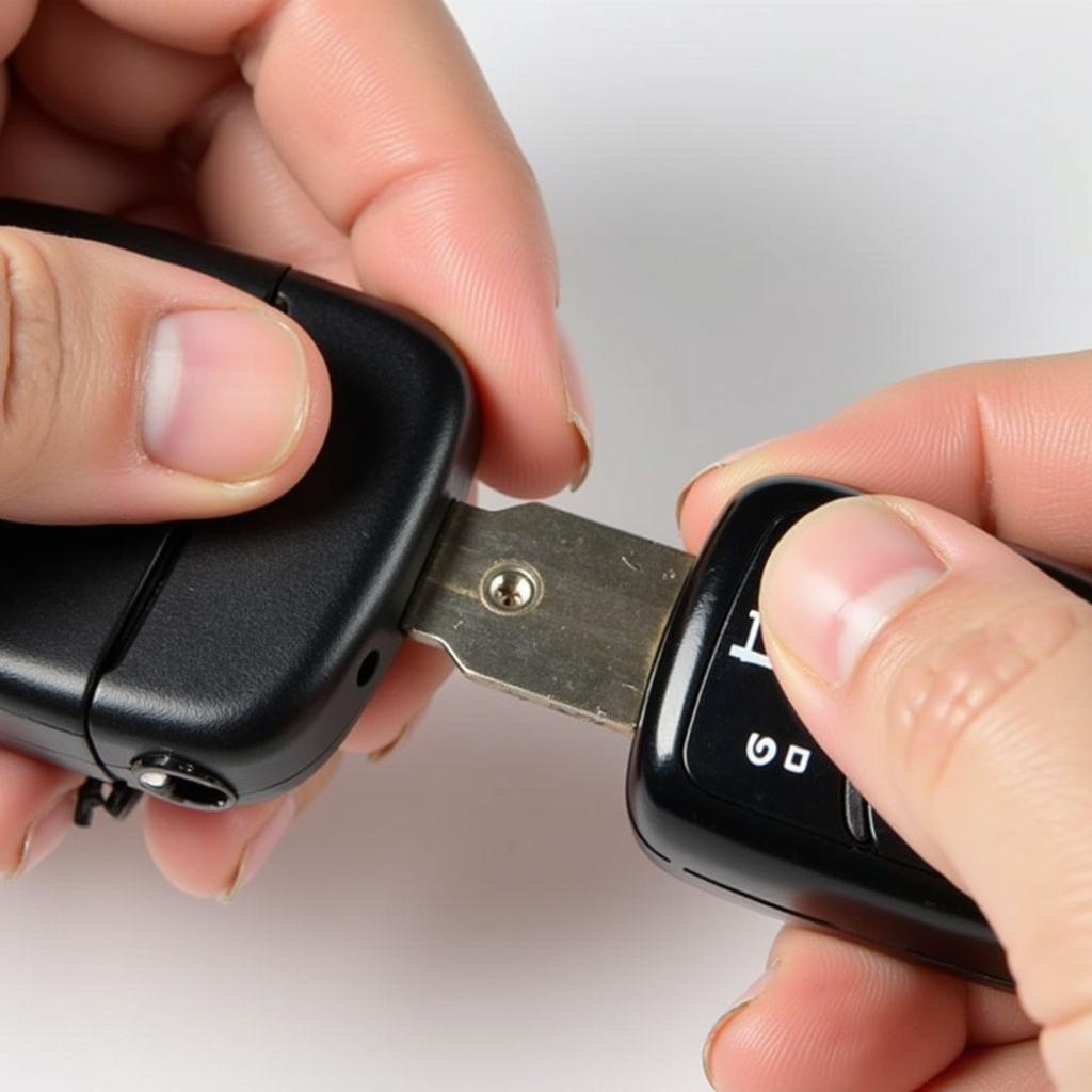 Replacing the Battery in Car Remote Key