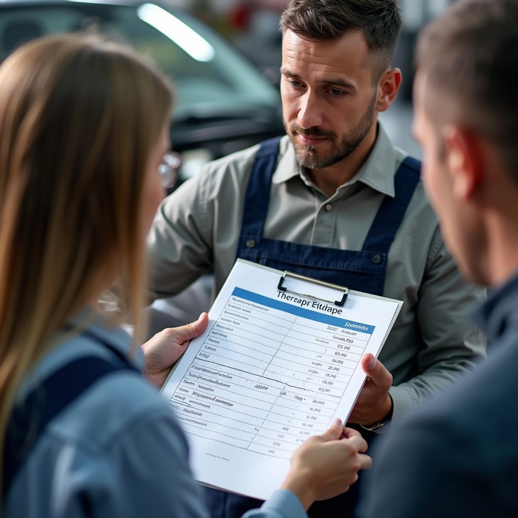 Getting a Car Repair Estimate