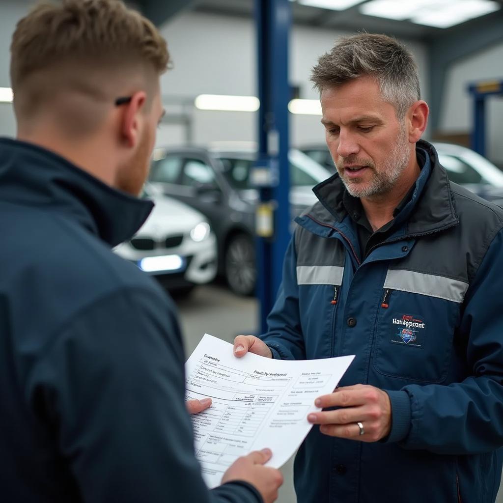  Getting a car repair estimate in Martlesham