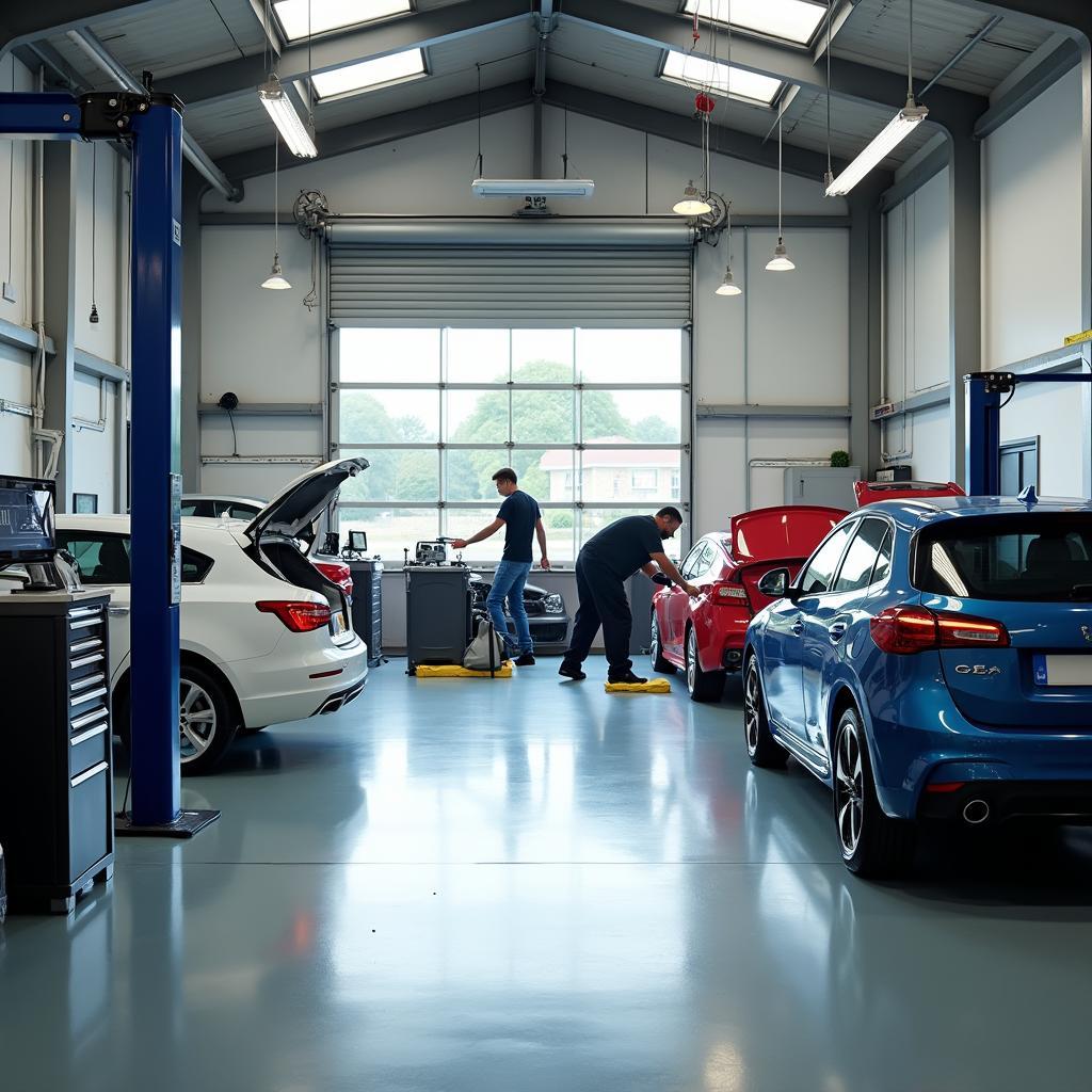 Modern Car Repair Shop in Devon