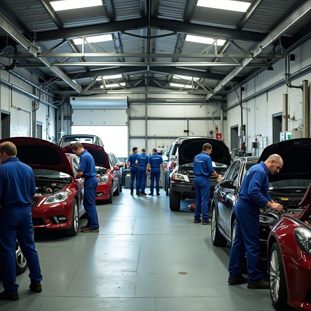 Car repair shop in Lancashire