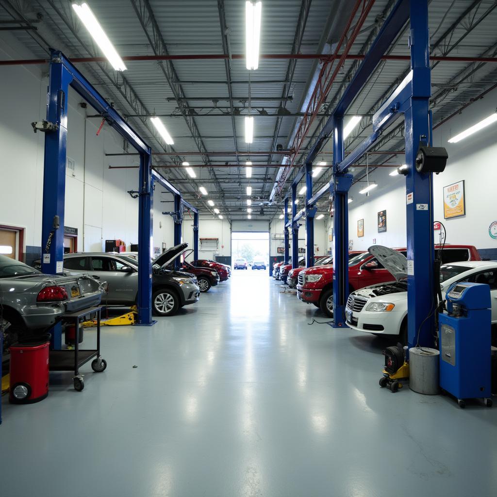 Modern car repair shop interior in Winchester, KY