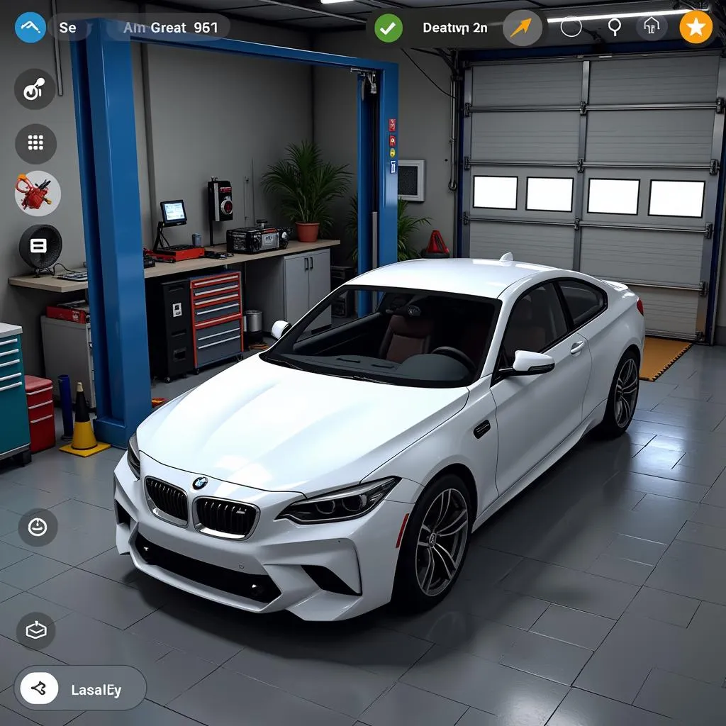 Car Repair Simulator Interface