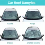 Types of Car Roof Window Damage