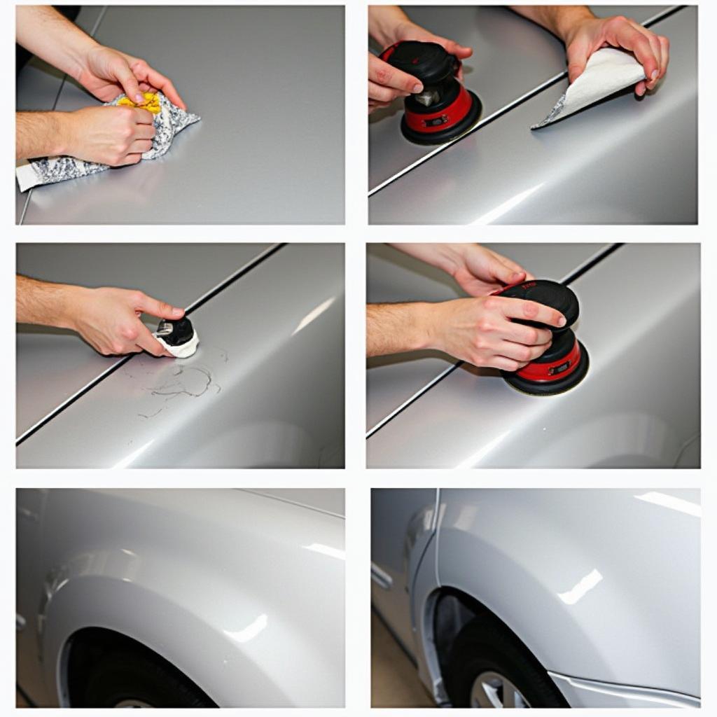 Car Scratch Repair Steps