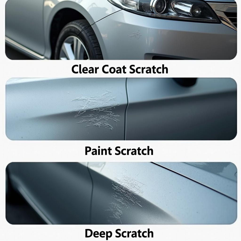 Different Types of Car Scratches in Derbyshire