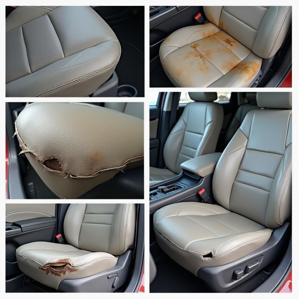 Car Seat Damage Examples