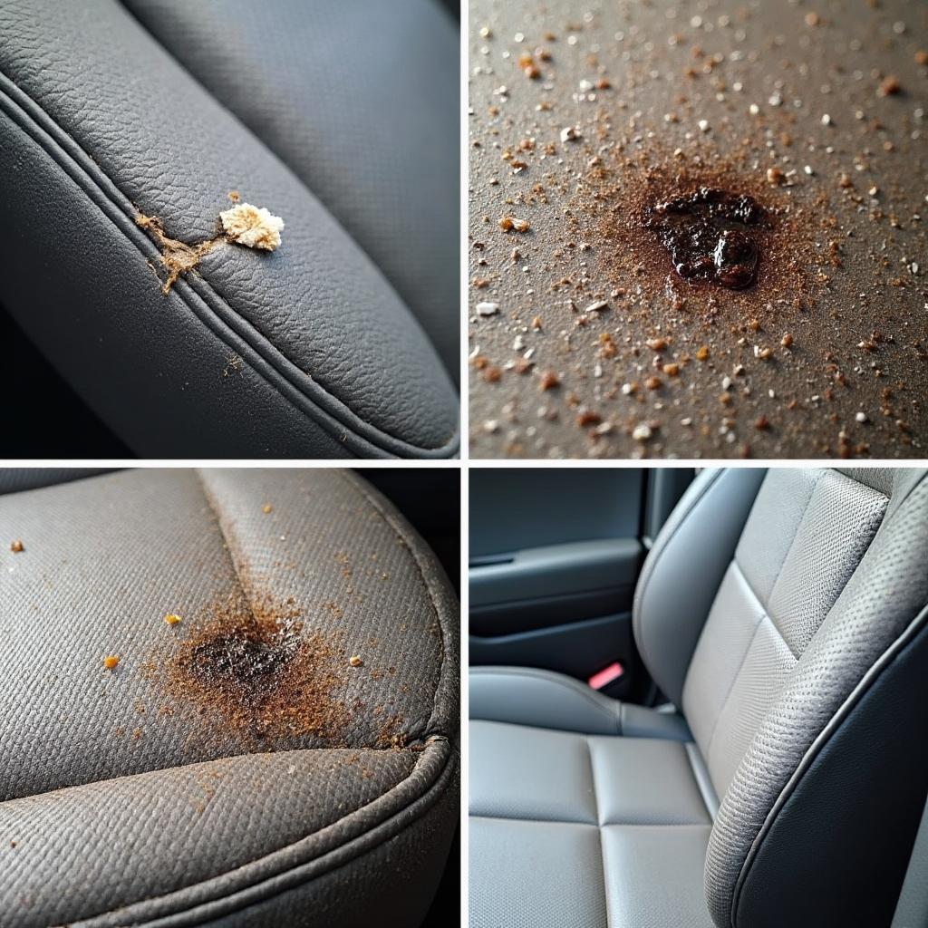 Types of Car Seat Fabric Damage