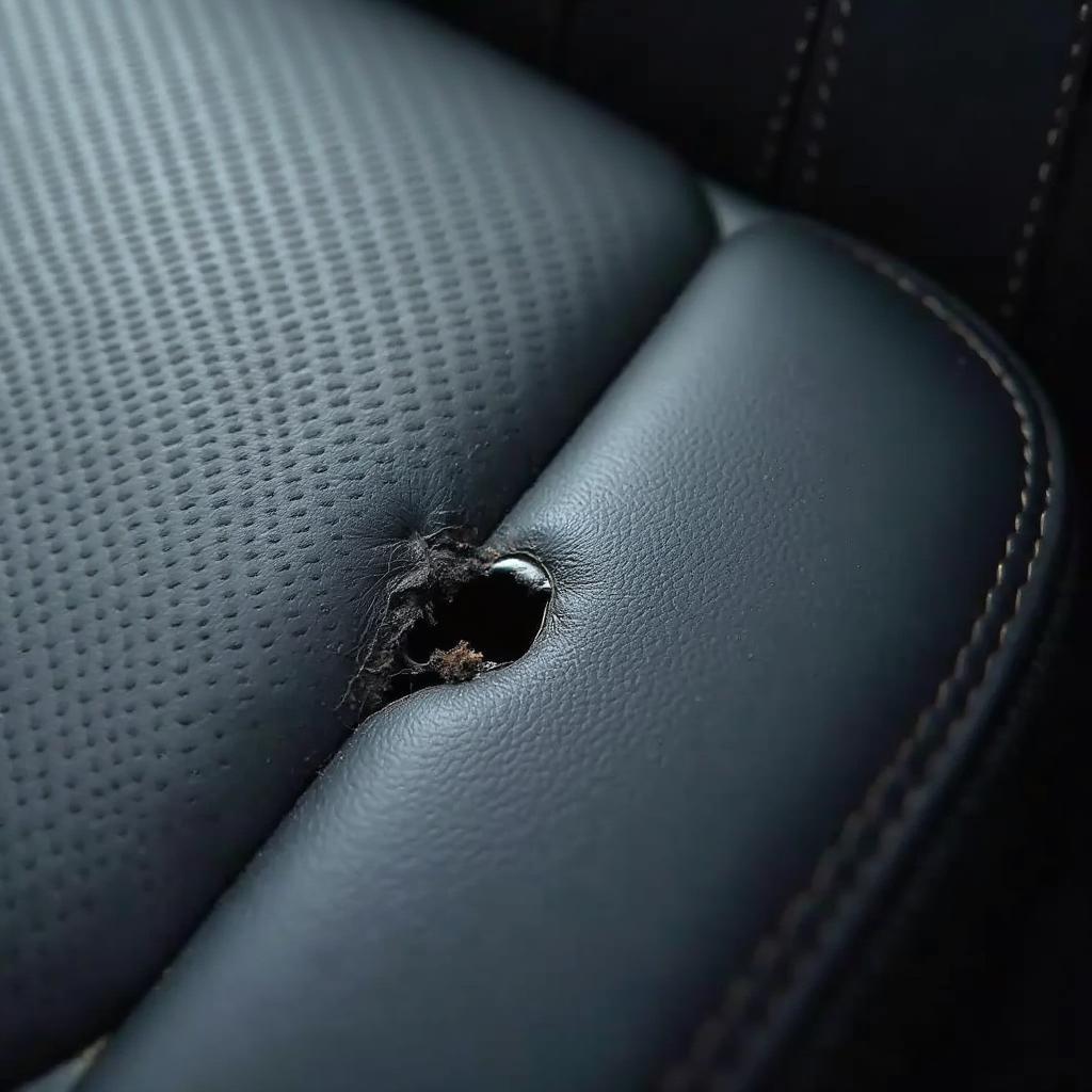 Car Seat Hole Repair