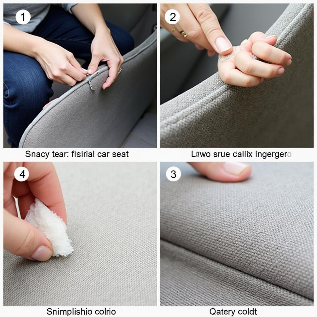 Using a Car Seat Repair Kit