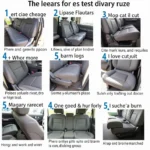 Types of Car Seat Tears