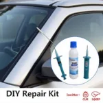 Car Side Window Crack Repair Kit