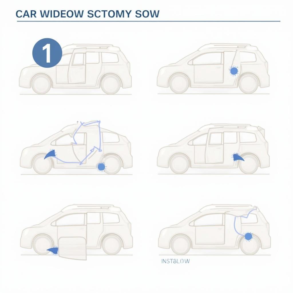 Car Side Window Repair Process