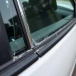 Damaged Car Side Window Seal