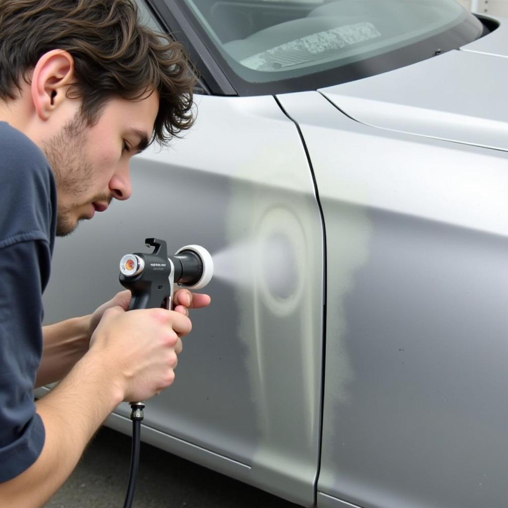 Car Spray Painting Technique: Applying Thin Coats