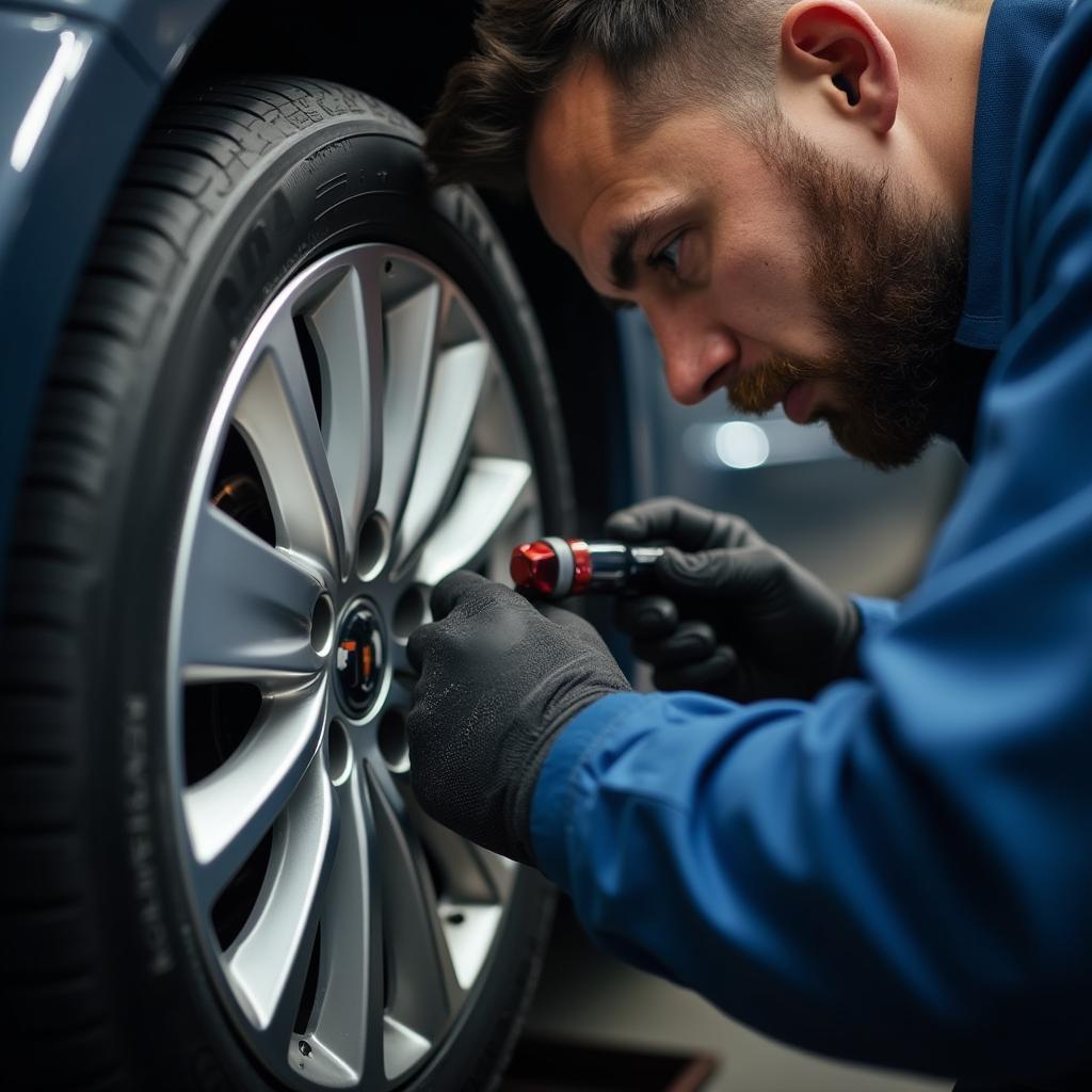 Car Wheel Repair Technician