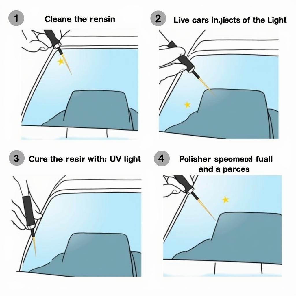 Car Window Chip Repair Process 