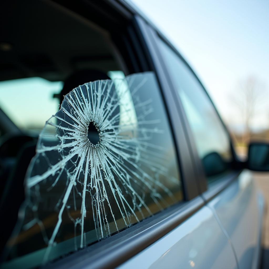 Car Window Crack